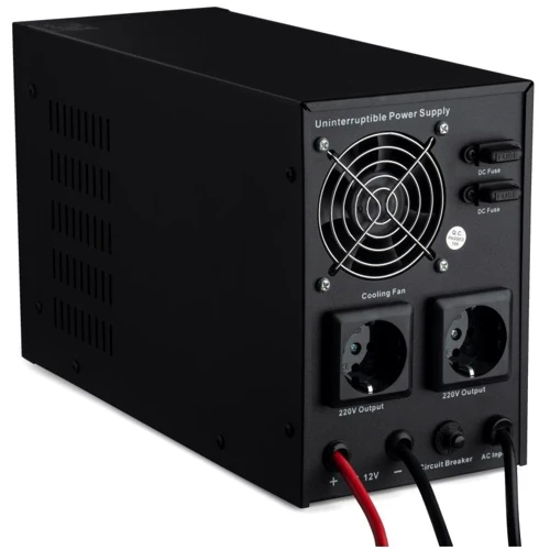 Vinga QDPS-1000, 1000VA LCD (QDPS-1000): Количество Euro-розеток, шт 2
