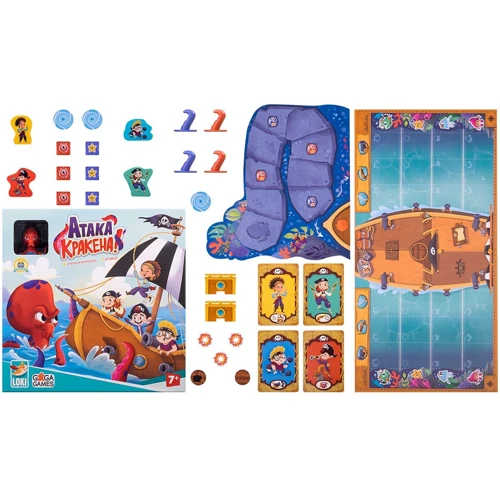 Настольная игра GaGa Games Атака Кракена: Вид карточные