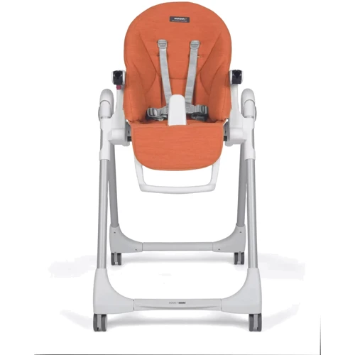 Стільчик для годування Peg-Perego Prima Pappa Follow Me Wonder Orange помаранчевий плямостійкий (IH01000000WD48): Матеріал пластик