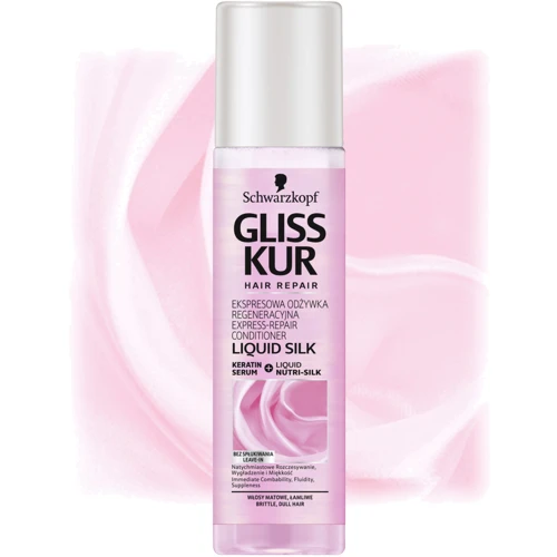 Schwarzkopf Gliss Kur Conditioner Liquid Silk 200 ml Рідкий шовк Експрес-кондиціонер для ламких, позбавлених блиску волосся: Стать Для жінок