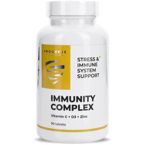 Progress Nutrition Immunity complex Вітамін С 1000 мг + D3 2000 МО + Цитрат цинку 25 мг 90 таблеток