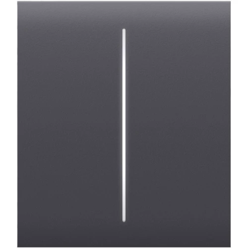 Кнопка Ajax CenterButton 2-gang for LightSwitch Jeweler Graphite