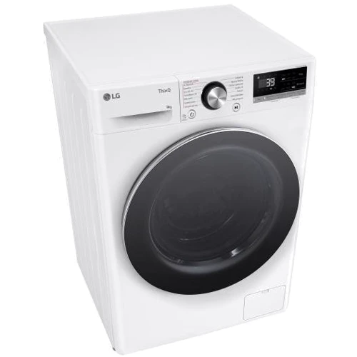 Пральна машина LG F4W90722W: Завантаження білизни (прання), кг 9