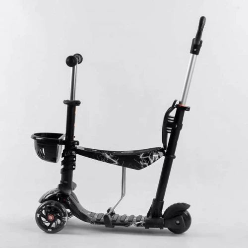 Самокат Best Scooter черный (41405): Количество колес 3