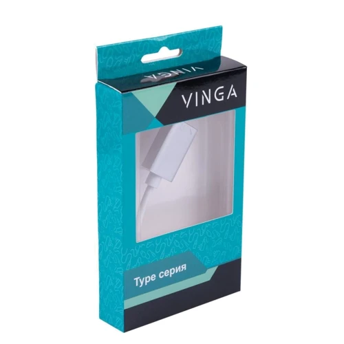 Адаптер Vinga Adapter USB-C to Mini-jack 3.5 0.15m (USBCM3.5ST-01): Интерфейс подключения USB-C