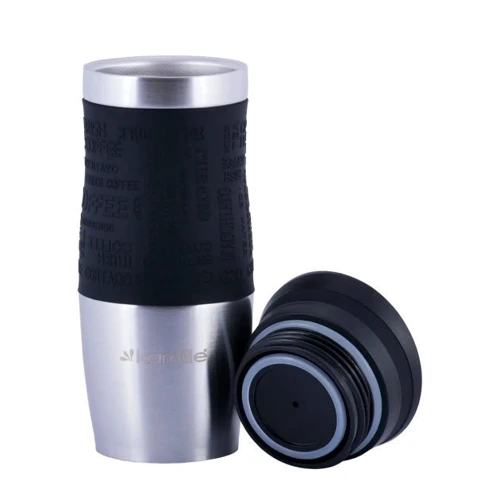 Термокружка Kamille KM-2069 380 мл Черный (KM-2069-BK)