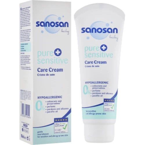 Sanosan Pure & Sensitive Care Cream Детский гипоаллергенный крем для лица и тела 100 ml: Тип Крем