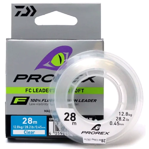 Флюрокарбон Daiwa Prorex Leader Super Soft 0.45mm 12.8kg 28m
