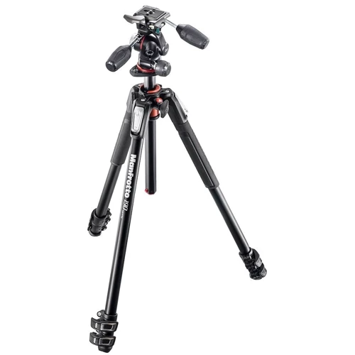 Manfrotto MK190XPRO3-3W Aluminum Tripod with 3-way Pan/Tilt Head