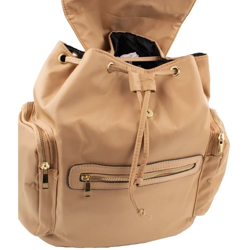 Жіночий рюкзак Valiria Fashion бежевий (3DETBU8019-12): Тип ручки Плечовий ремінь, Коротка ручка