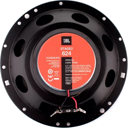 Автоакустика JBL STAGE2 624: Мощность номинальная, Вт 40