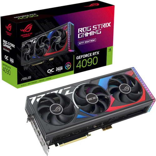 Видеокарта ASUS Nvidia GeForce ROG-STRIX-RTX4090-O24G-BTF-GAMING: Объем памяти, Гб 24
