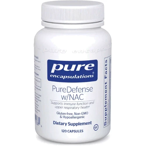 Pure Encapsulations PureDefense with NAC Поддержка иммунитета и здоровья дыхательной системы 120 капсул