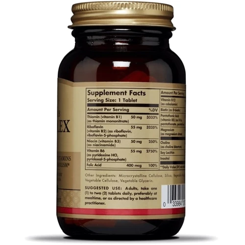 Solgar Megasorb B-Complex "50" 100 Tablets: Форма выпуска Таблетки