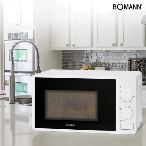 Микроволновая печь Bomann MWG 6015 CB white фото 6