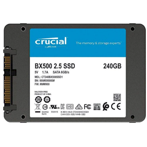 Crucial BX500 240 GB (CT240BX500SSD1): Тип накопичувача внутрішній