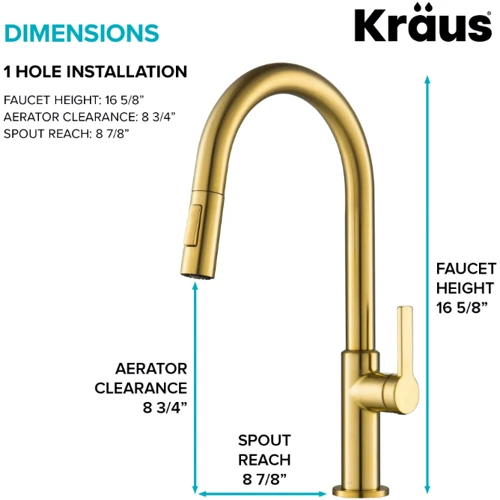 Змішувач для кухонного миття Kraus KPF-2820BB