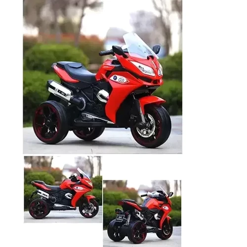 Трёхколёсный мотоцикл Kidsauto Sport 12V красный: Материал корпуса пластик