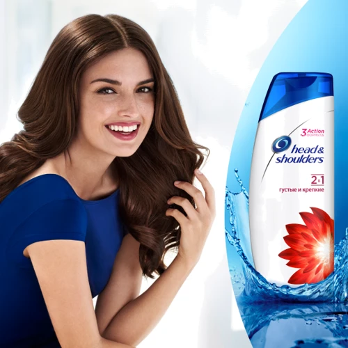 Head & Shoulders 400 ml Шампунь і бальзам-ополіскувач проти лупи 2в1 Густі та міцні: Класифікація Мас-маркет