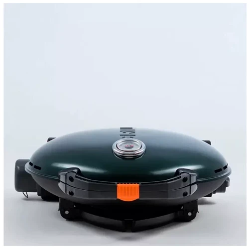 Портативный переносной газовый гриль O-GRILL 600T, зеленый: Материал Нержавеющая сталь, Чугун