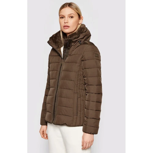 Куртка CMP Woman Jacket 31K2946-P865 42 (34) коричневая зимняя с мехом
