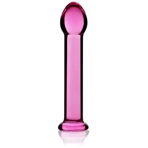 Стеклянный фаллоимитатор Love Toy Glass Romance Dildo 7" Pink