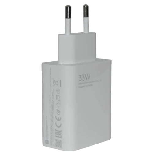 Зарядное устройство Xiaomi Wall Charger USB 33W White (MDY-11-EZ) NO BOX