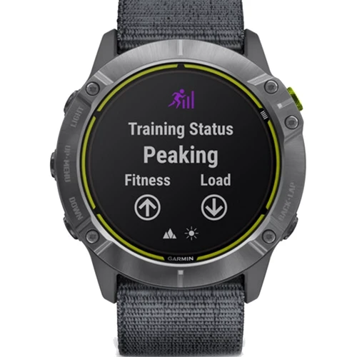 Смарт-часы Garmin Enduro Steel with Gray UltraFit Nylon Strap (010-02408-00): Цвет ремешка серый