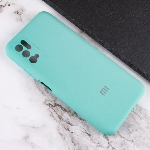 Чохол для телефона Mobile Case Silicone Cover Shield Camera Ice Blue для Xiaomi Redmi Note 10 5G / Poco M3 Pro / Poco M3 Pro 5G: Матеріал силікон