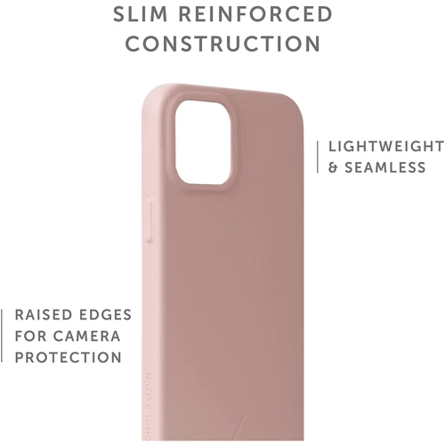 Чехол для iPhone Native Union Clic Classic Case Rose (CCLAS-NUD-NP20S) for iPhone 12 mini: Материалы кожа