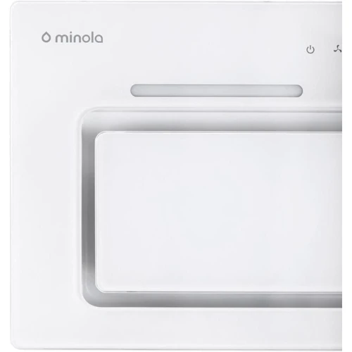 Вытяжка Minola HBI 6873 WH GLASS 1200 LED Line: Рекомендуемая площадь помещения (при высоте 2,7 м), м² 28.5