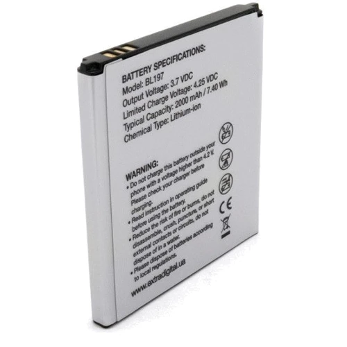 Аккумулятор ExtraDigital 2000mAh (BML6363) for Lenovo BL197: Производитель ExtraDigital