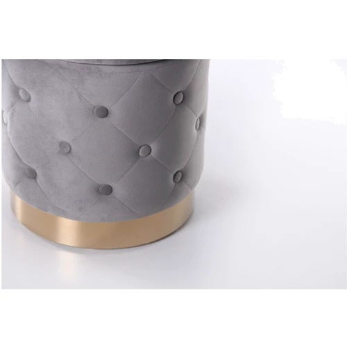 Пуф AMF Janett Grey / Golden Chrom (547486) фото 4