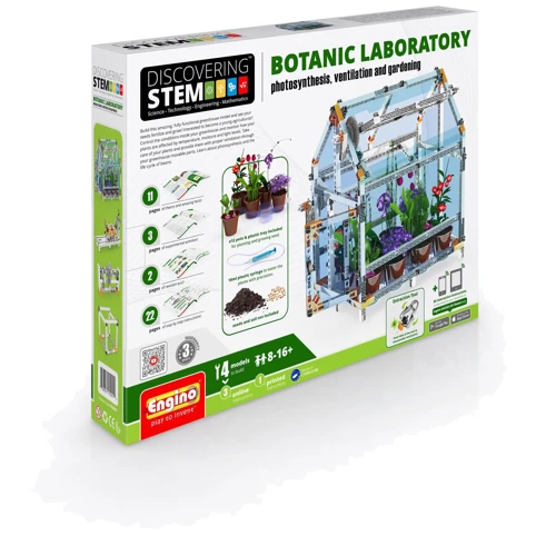 Конструктор Engino Stem Ботаническая лаборатория (мини теплица) (STEM47)