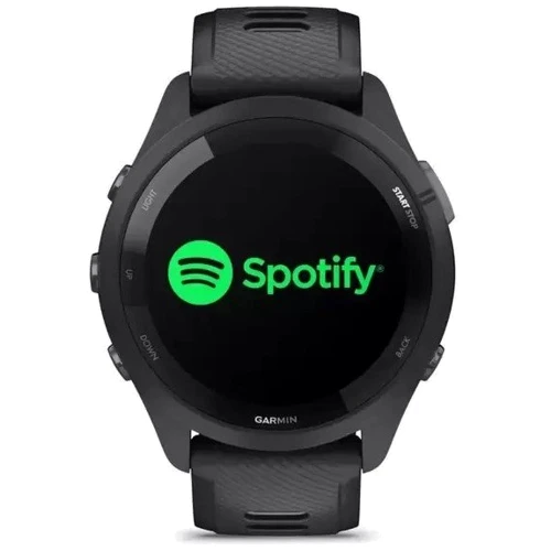Смарт-часы Garmin Forerunner 265 Black Bezel and Case with Black/Powder Gray Silicone Band (010-02810-10): Материал ремешка Силикон