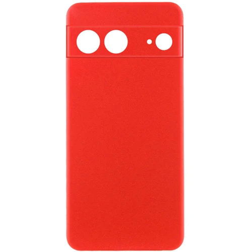 Чохол для телефона Lakshmi Case Silicone Cover Full Camera Red для Google Pixel 7a