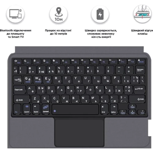 Аксесуар для iPad AirOn Premium Case Smart Keyboard Black for iPad Air (2020-2025) (4822352781094) фото 8