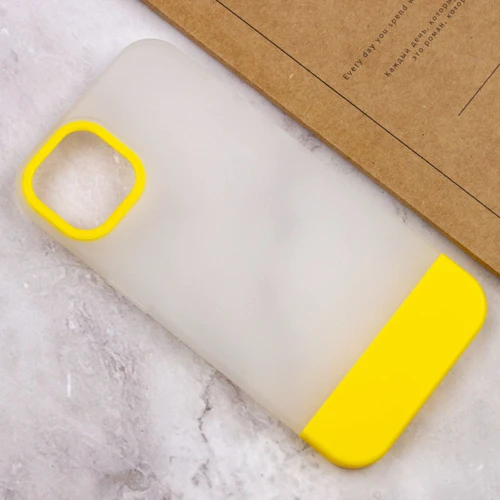 Чехол для iPhone Mobile Case TPU+PC Bichromatic Matte / Yellow for iPhone 12 Pro Max: Тип аксессуара чехол