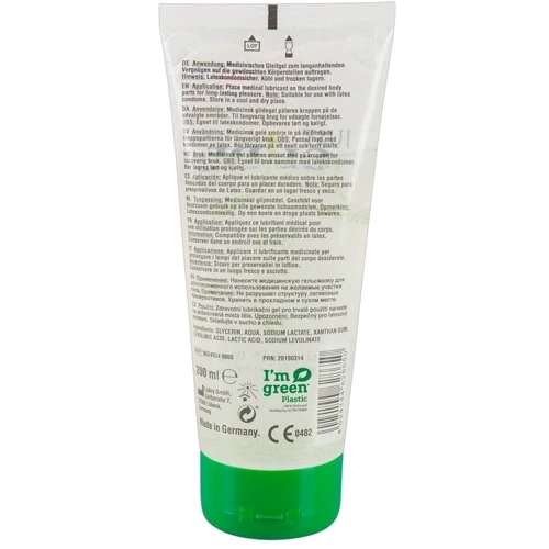 Веганский органический гель-лубрикант - Just Glide Bio, 200 ml