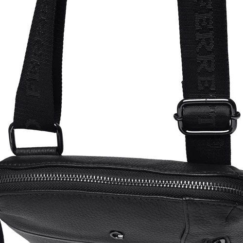 Мужская сумка планшет Giorgio Ferretti черная (201850061-black): Материал Натуральная кожа