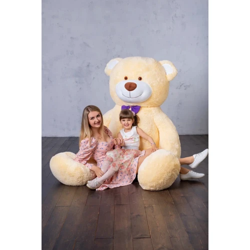Мягкая игрушка Уильям 250 см персик