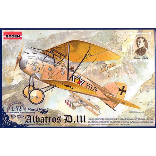 Модель Roden Истребитель Albatros D.III (Oeffag) серия 253 (RN026)