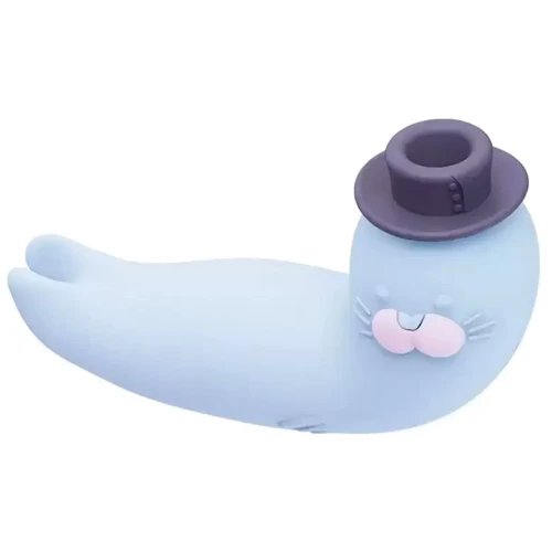 Вакуумный вибратор CuteVibe Franky Blue