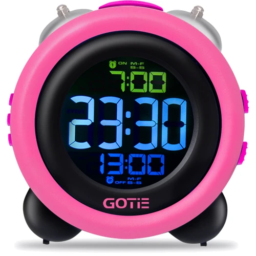 Настольные часы с будильником GOTIE GBE-300R