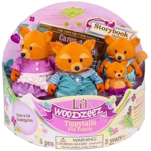 Набор фигурок Li'l Woodzeez СЕМЬЯ ЛИС (6092M)