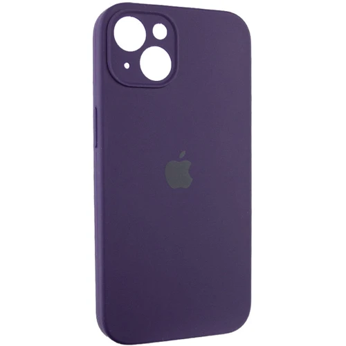 Чехол для iPhone Mobile Case Silicone Case Full Camera Protective Elderberry for iPhone 15 Plus: Цвет фиолетовый