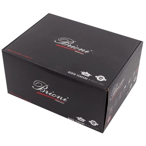 Кастрюля Brioni Royal Stone Ti̇gereye Gold антипригарная 20 см 3 л (764-046): Тип Традиционная