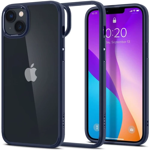 Чехол для iPhone Spigen Crystal Hybrid Navy Blue (ACS04687) for iPhone 14 Plus