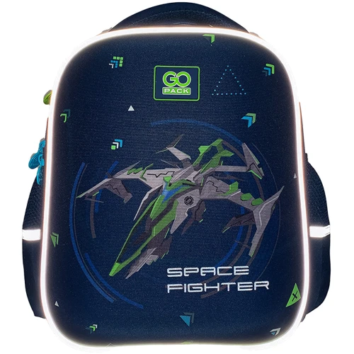 Рюкзак GoPack Education полукаркасный 165S-4 In Space (GO24-165S-4): Корпус рюкзака Каркасный