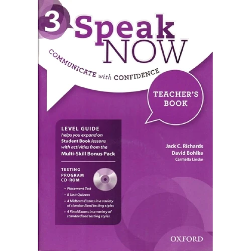 Speak Now 3: Teacher's Book with Testing CD-ROM